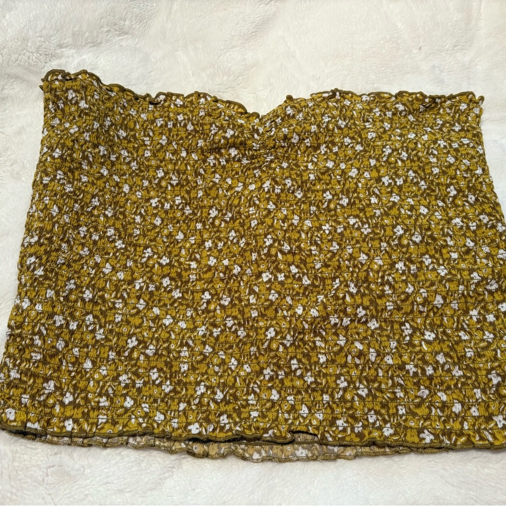Floral Yellow Skirt